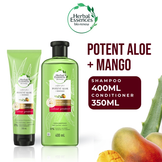 Herbal Essences Aloe &amp; Mango Shampoo 400ml / Conditioner 350ml