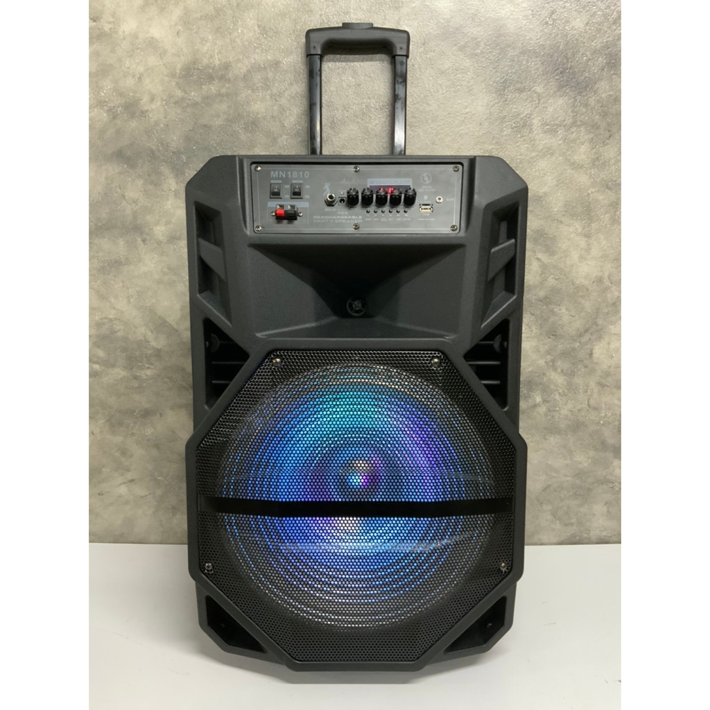 ลำโพงบลูทูธ MN-1810/1811/1812 ดอก18นิ้วมี AUX ปรับBASS/ECHO กระหึ่มเบสแน่น  มีล้อลาก