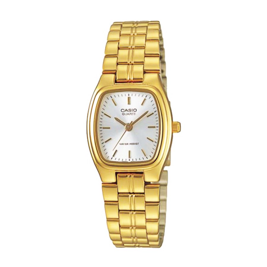Casio Standard นาฬิกาข้อมือผู้หญิง สายสแตนเลส รุ่น LTP-1169,LTP-1169N,LTP-1169N-7A - สีทอง