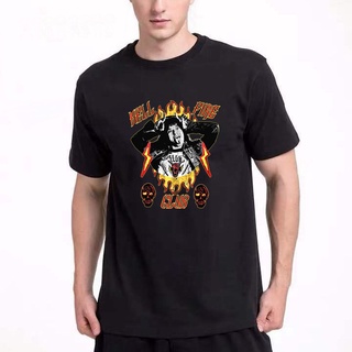 เสื้อยืด พิมพ์ลายอนิเมะ Hellfire Club Eddie Munson สไตล์โกธิค สําหรับผู้หญิง 2022