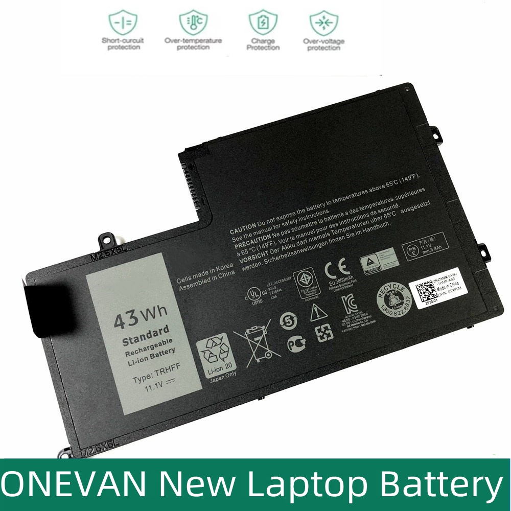11.1V 43WH Laptop Battery TRHFF Compatible with De... - Vicedeal