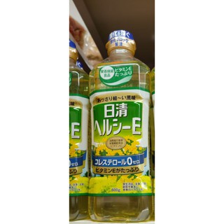 น้ำมันดอกคาโนล่า Nisshin Canola Oil Healthy Light ขนาด 600 มล. นำเข้าจากญี่ปุ่น