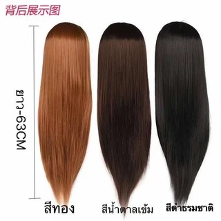 linghongli หัวหุ่นฝึกทำผมทนความร้อน180’(ตัดเรียนเกล้าผมมวยผมทนความร้อนได้)