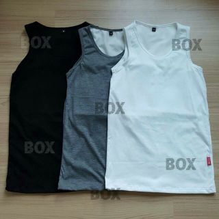 (2ตัวส่งฟรีReg , 3ตัวขึ้นไปส่งฟรีEms) เสื้อกล้ามทอม BOX รุ่นเต็มตัว