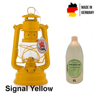 ตะเกียงรั้ว Feuerhand baby special 276 สี Signal Yellow พร้อมน้ำมันพาราฟิน