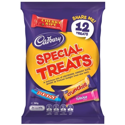 (BBF NOV 22)Cadbury Special Treats Chocolate Sharepack 180g (12 Pack ...