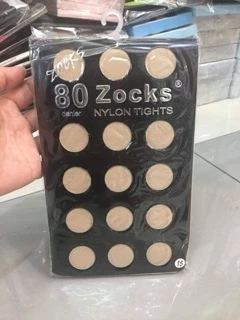ถุงน่องหญิงแย้ Zock80,50,13Dสี11,15,2A,3A,ดำ