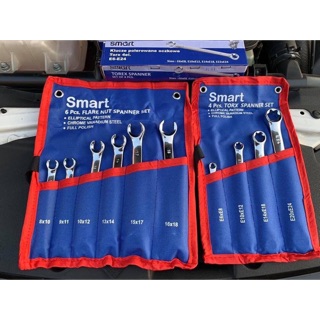 ประแจแหวนผ่า + ประแจแหวนท็อค ซื้อคู่คุ้มกว่า 2 ชุด
