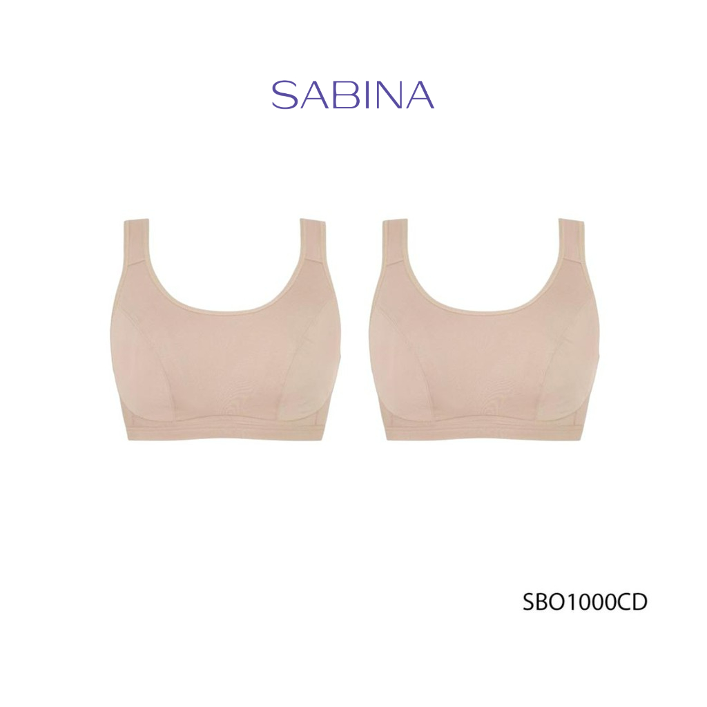 Sabina เสื้อชั้นใน (Set 2 ชิ้น) Invisible Wire (ไม่มีโครง) รุ่น Function Bra รหัส SBO1000CD สีเนื้อเ