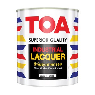 สีพ่นอุตสาหกรรม TOA INDUSTRIAL LACQUER #900 เงา 1 แกลลอน สีเทา