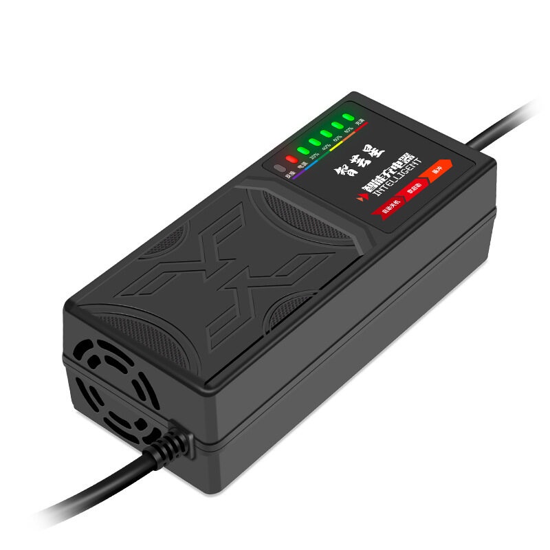 48V 12AH 7-Light Electric Vehicle Battery Charger Adapter