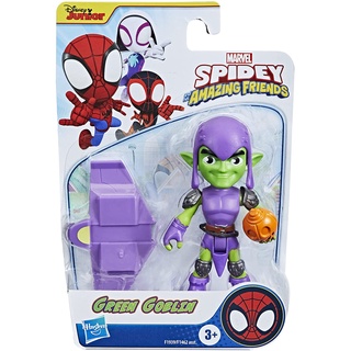 Marvel Spidey and His Amazing Friends Marvel Green Goblin Hero Figure  ฟิกเกอร์ Marvel Spidey and His Amazing Friends Marvel Green Goblin Hero สเกล 4 นิ้ว อุปกรณ์เสริม 1 ชิ้น