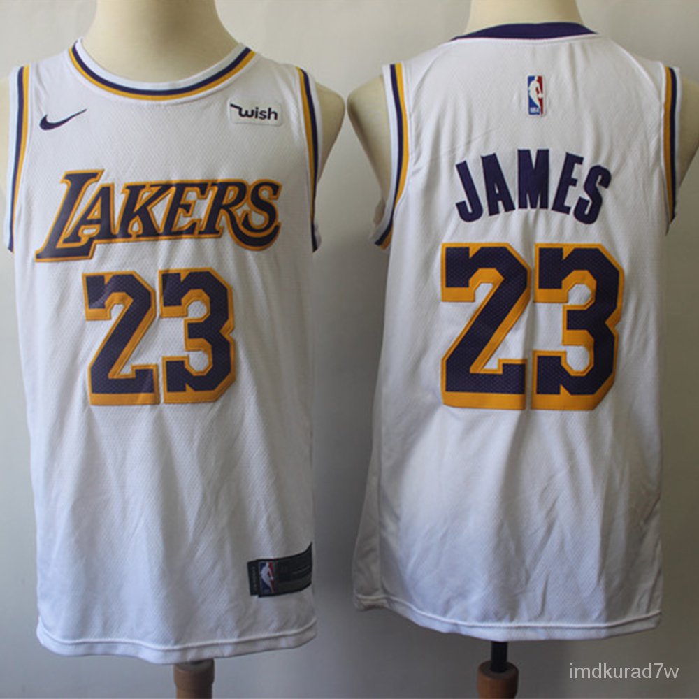 lebron james lakers jersey stitched