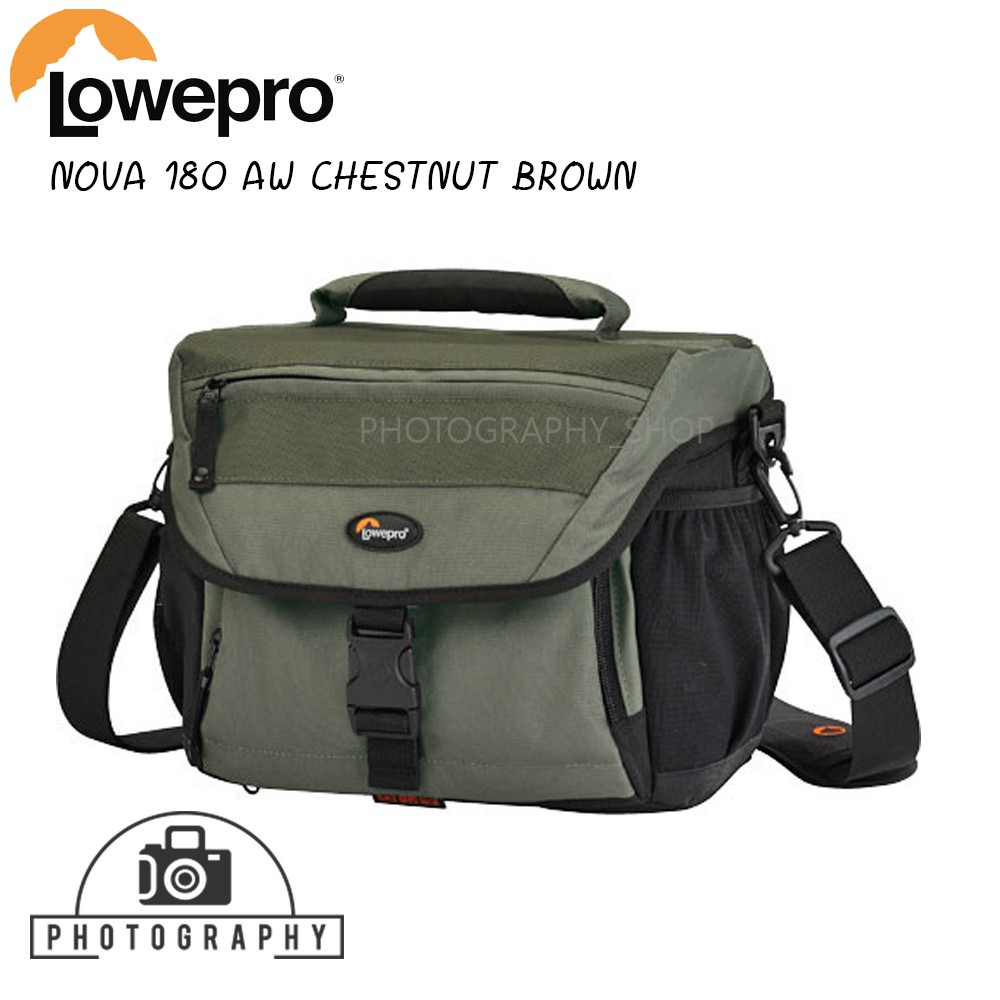 กระเป๋ากล้อง LowePro Nova 180 AW Shoulder Bag (Brown)
