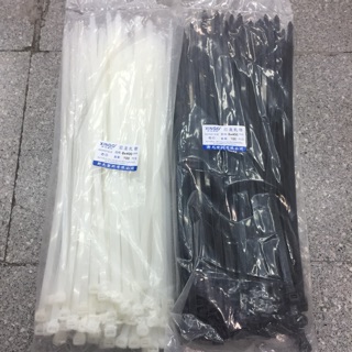 Cable tie เคเบิ้ลไทร์ ขนาด8*400mm. ยาว15.8นิ้ว แบบหนา100ชิ้น