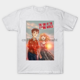 เสื้อยืดผ้าฝ้าย เสื้อยืด พิมพ์ลาย the End of the F ing World สําหรับผู้ชาย และผู้หญิง