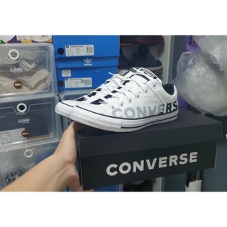 Converse All Star High Street (Wordmark) White ox รองเท้า คอนเวิร์ส