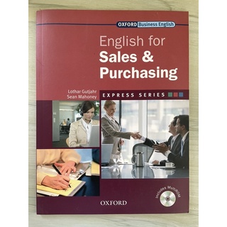 หนังสือ English for Sales & Purchasing สำนักพิมพ์ Oxford สิน…