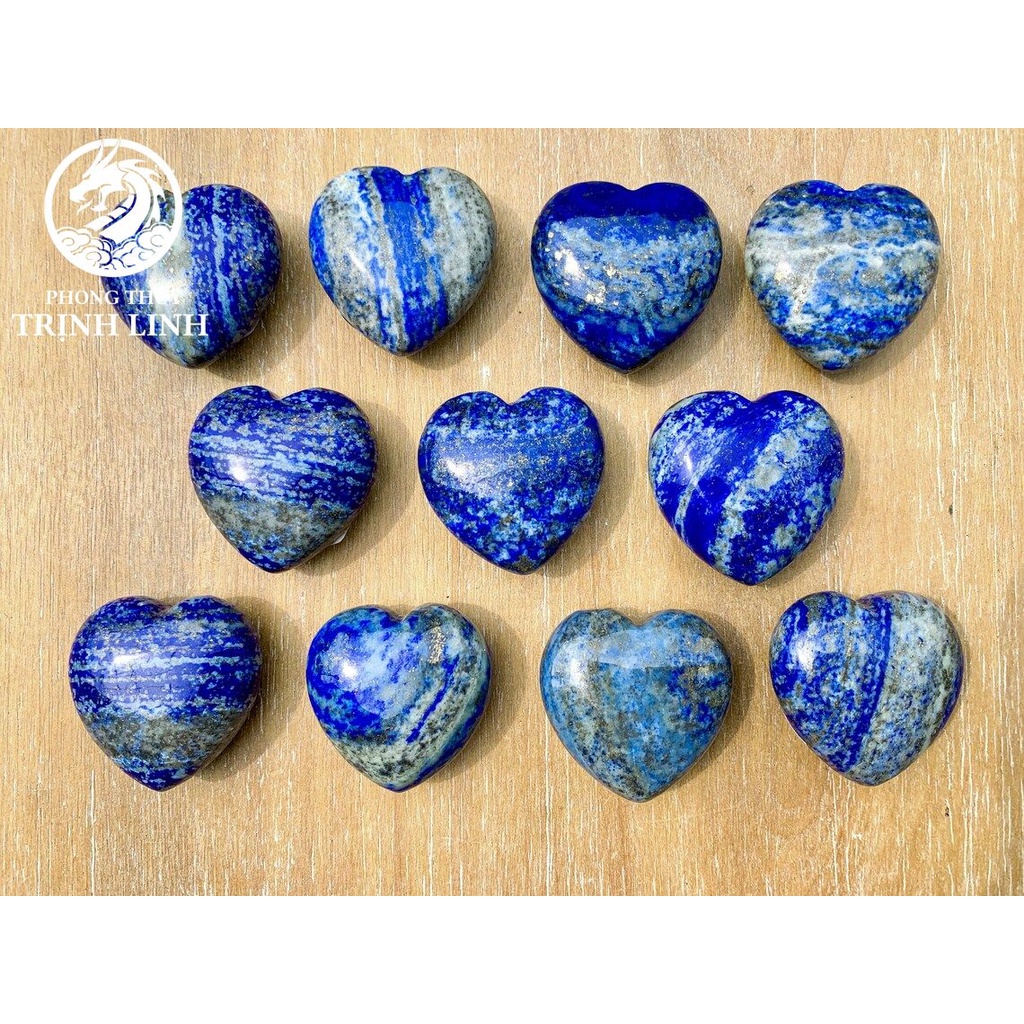 หินรูปหัวใจ Blue Lapis lazuli นําพลังงานบวก