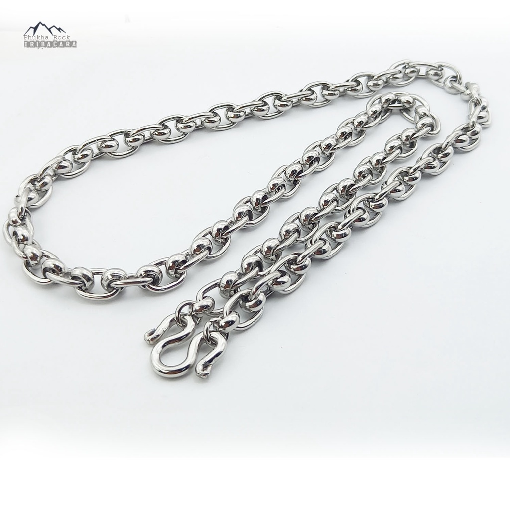 U86 ลายโซ่ ขนาด 7-9 มม สร้อยคอ แขวนพระ สร้อยสแตนเลส สร้อยพระ stainless necklace
