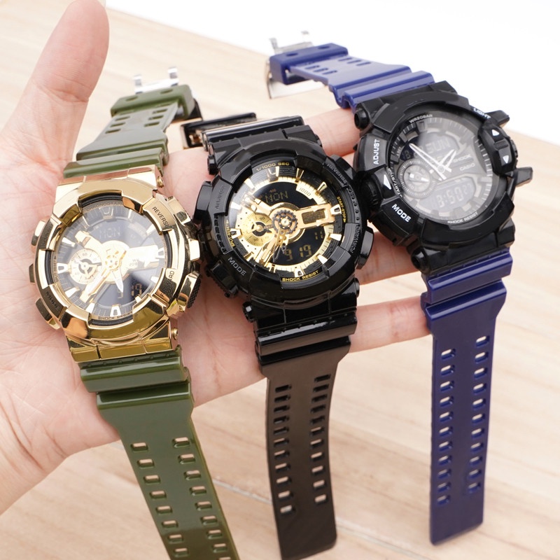 สายนาฬิกาข้อมือซิลิโคนเรซิ่น 16 มม. อุปกรณ์เสริม สําหรับ Casio G-SHOCK GA-100 110 140 200 400 700 GD-100 G-8900 GW-8900