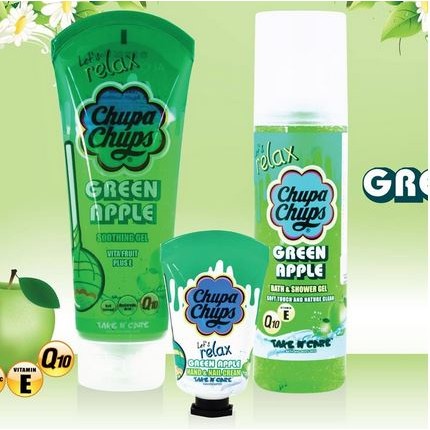 Chupa Chups : โลชั่น ครีมอาบน้ำ Green Apple