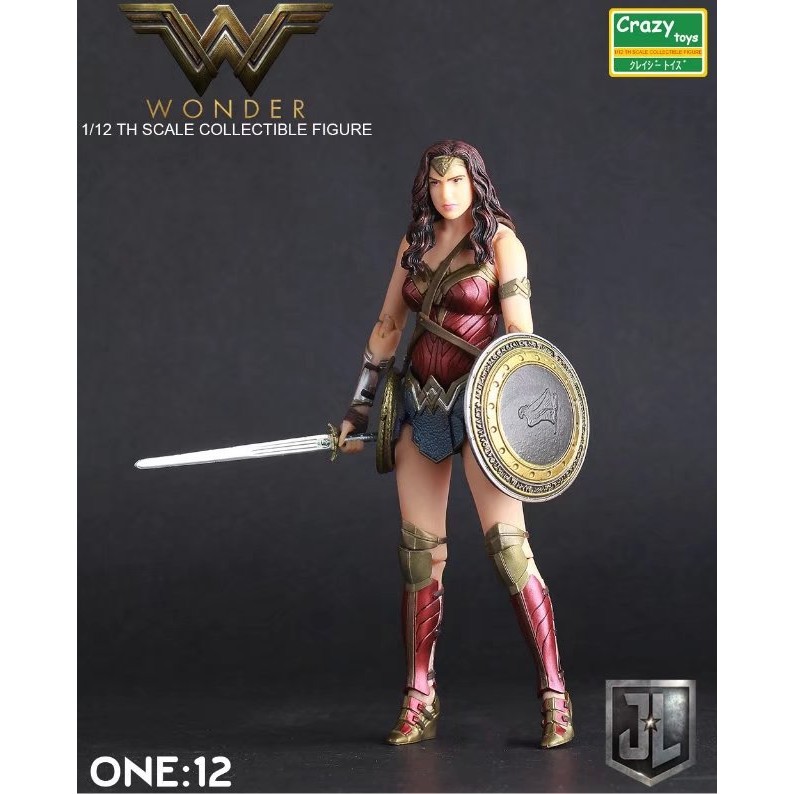 โมเดล Wonder Woman 1/12 วันเดอร์วูฟเม้นท์ | Shopee Thailand