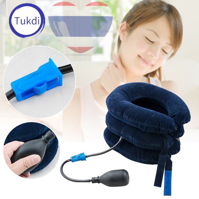 เครื่องล็อคคอ ที่ดึงคอยืดกระดุกคอ Neck Massage neck traction เพื่อบำบัดอาการปวดต้นคอ A88