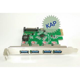 PCI Express Card USB 3.0 (4Port) With SATA Power