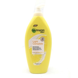 Garnier body light complete 400 ml การ์นิเย่ บอดี้ ไลท์ คอมพลีท ไวท์เทนนิ่ง มอยซ์เจอไรซิ่ง เซรั่ม มิลค์  00980