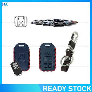 【Ready Stock】100% Genuine Leather Key Cover For Honda Civic FC-4 Bottons