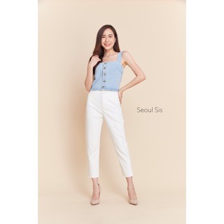 8902 Denim Long Pant กางเกงขายาวทรงบอย