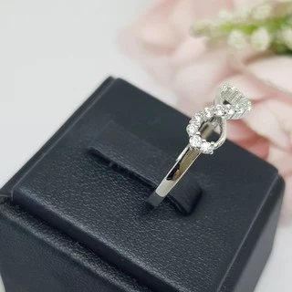 Memorine Jewelry แหวนเงินแท้ 925 ฝังเพชรสวิส(CZ) : ONLR20
