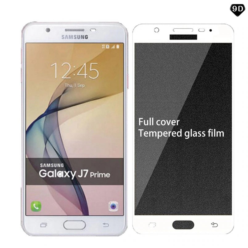 คลุมทั้งหมดสําหรับ Samsung J5 J7 prime ON5 ON7 2016 ป้องกันหน้าจอโทรศัพท์ฟิล์มกระจกนิรภัย