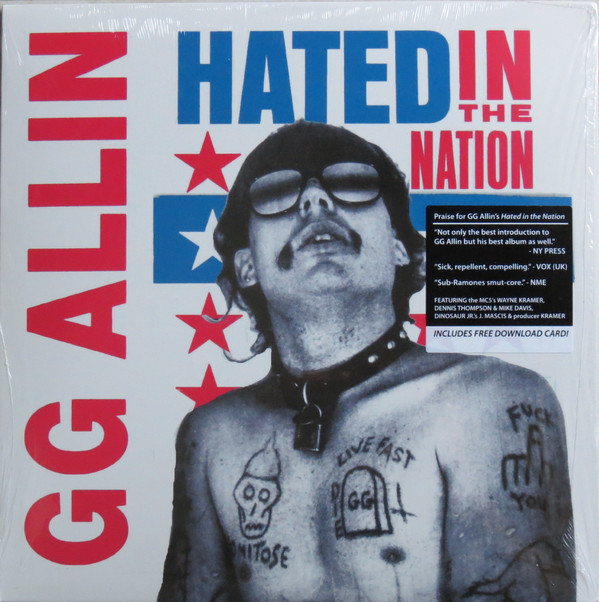GG ALLIN Hated In The Nation LP