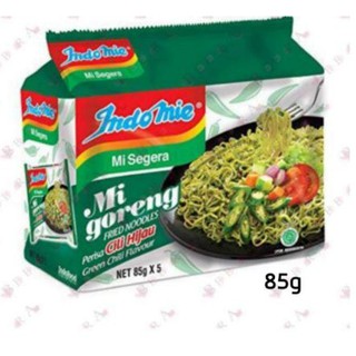 Indo mie บะหมี่ผัดแห้ง GREEN CHILLI 85g x5