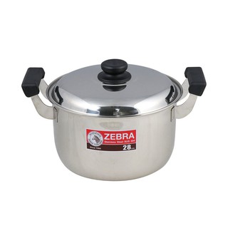 หม้อต้ม หัวม้าลาย CARRY 28 ซม.  POT ZEBRA CARRY 28CM