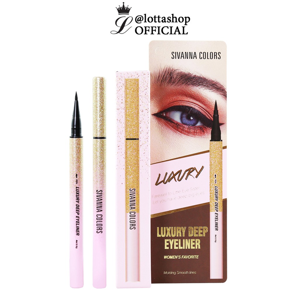 ES8008 Sivanna Colors Luxury Deep Eyeliner ซีเวียน่า อายไลเนอร์ รูปที่ 4