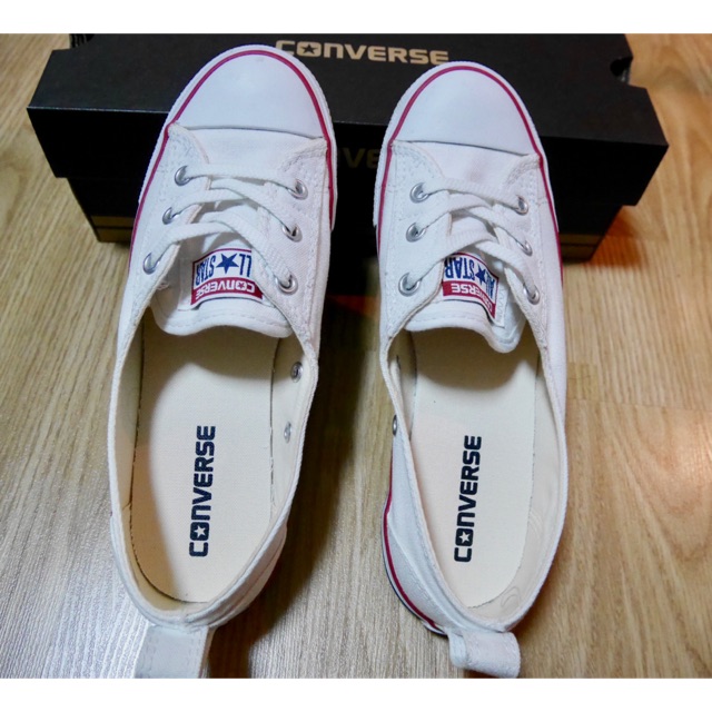 converse all star ballet lace ox white