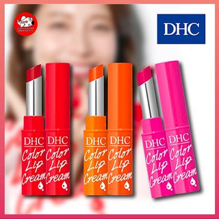 💋💄DHC Lip Cream Color (Red, Apricot, Pink) 1.5g - ดีเอชซี ลิปครีม มีสี (แดง, ส้ม, ชมพู) 1.5กรัม 🇯🇵