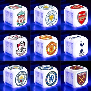 Hot Premier League Mci Mun Chelsea Liverpool Arsenal นาฬิกาปลุกมีไฟ Led อุปกรณ์เสริมสําหรับตกแต่งบ้าน