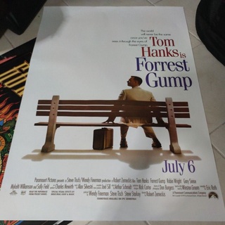 โปสเตอร์หนัง Forrest gump งานพิมพ์ใหม่ขนาด23.5x34.5นิ้ว