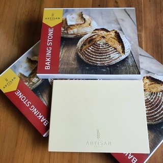 Baking stone pizza stone ขนาด30x40 cm. / 33x33 cm. หินพิซซ่า สำหรับอบขนมปังเปลือกเเข็ง sourdough