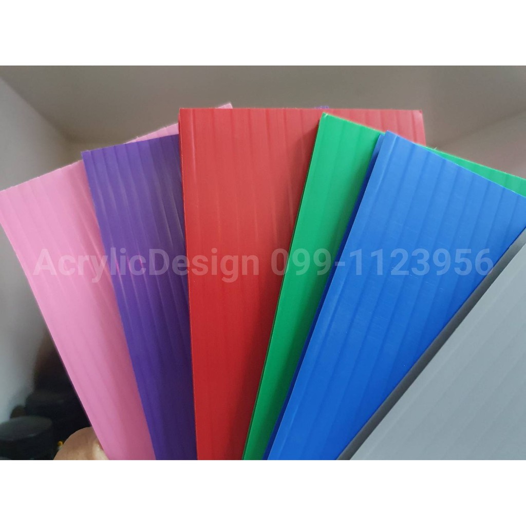 แผ่นฟิวเจอร์บอร์ดหนา 3-5 มิล ยาว 130 ซม.!! [ยกแพ็ค]สีต่างๆ ราคาพิเศษ !! (future board) แจ้งสีทุกครั้งหลังกดสั่งซื้อ - รูปที่ 6