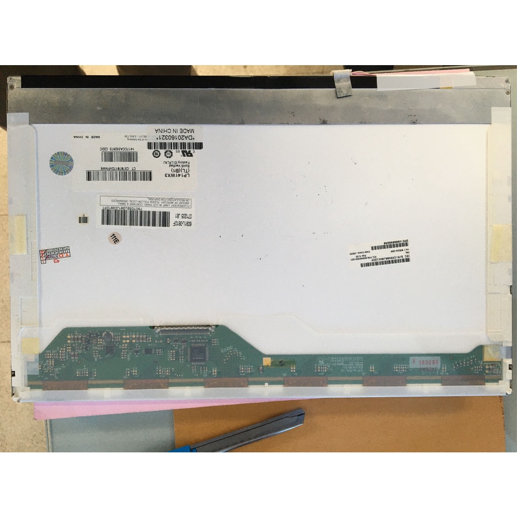 จอโน๊ตบุ๊ค 14.1 LCD 30 pin (มีสายแบ็คไลด้านล่าง)