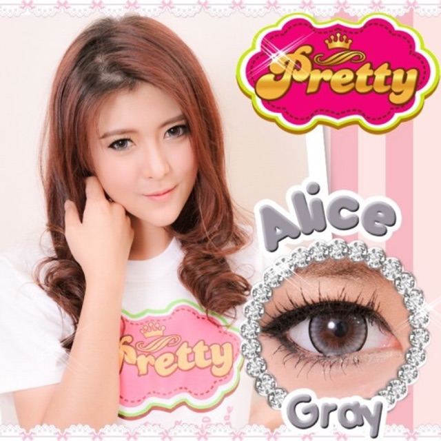 คอนแทคเลนส์ Alice gray