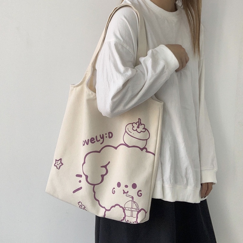 กระเป๋าผ้า Lovely Dog 2 แบบ