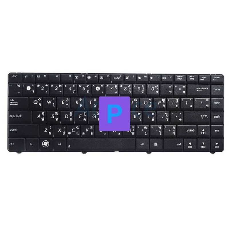 คีบอทโน๊ตบุ้ก Keyboard NoteBook Asus N43 X44 Series X45 K42 K43 X84 X430 X431 A42 A43 A83 A84 N82/P4