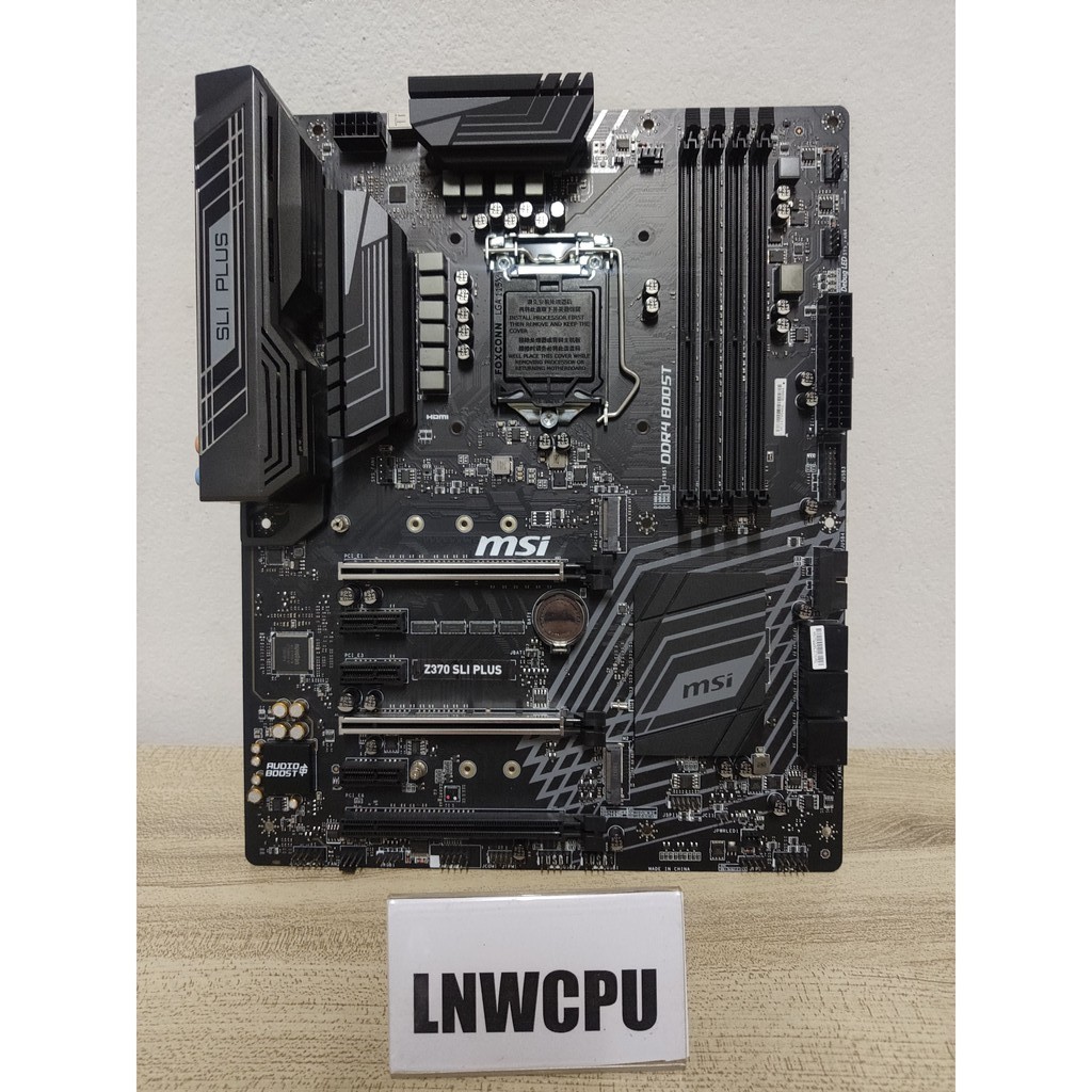 เมนบอร์ด [1151 v2] Z370 SLI PLUS มือสอง มีประกัน