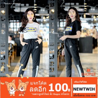 TwinsShopVip💗พร้อมส่ง TW5899 Set เสื้อ+กางเกง Set shirt + pants